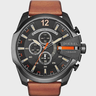 relogio diesel masculino pulseira couro dz4343b1 4