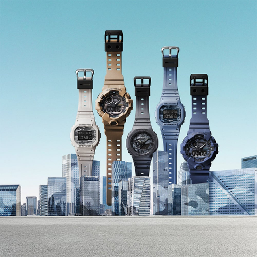 Relógio Casio G-Shock Azul Camuflado DW-5600CA-2DR