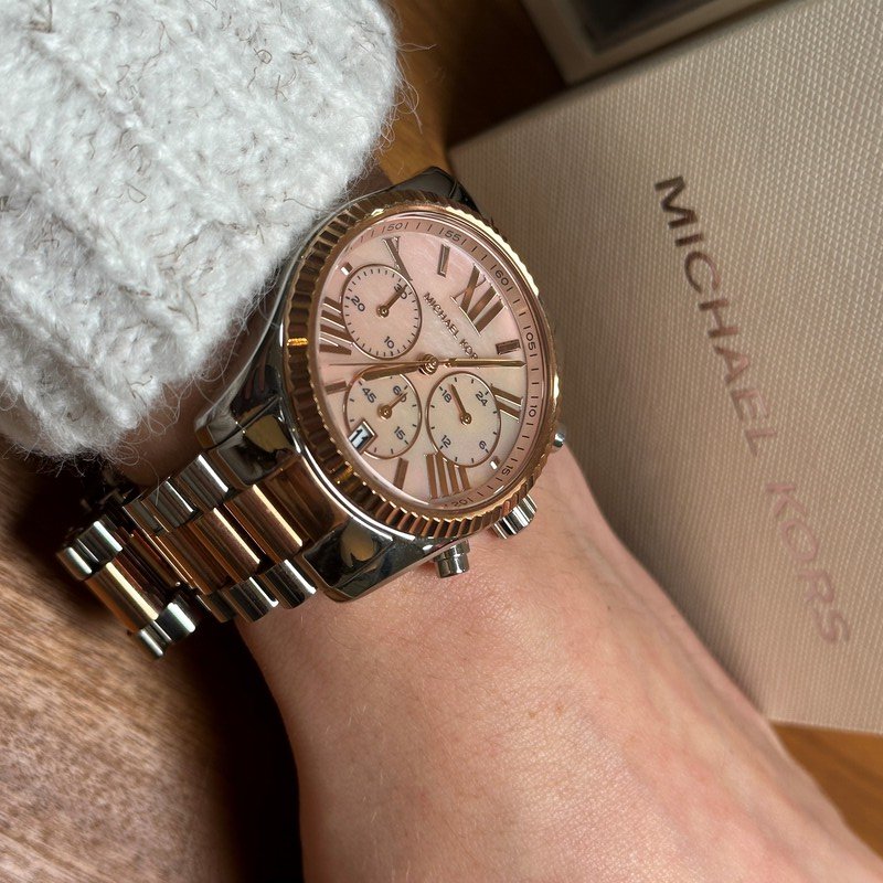 Relógio Michael Kors Feminino Prata e Rose MK72191JN