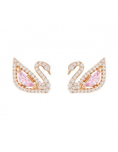 Brinco Swarovski Dazzling Swan Rose Gold 5469990 Banhado a Ouro
