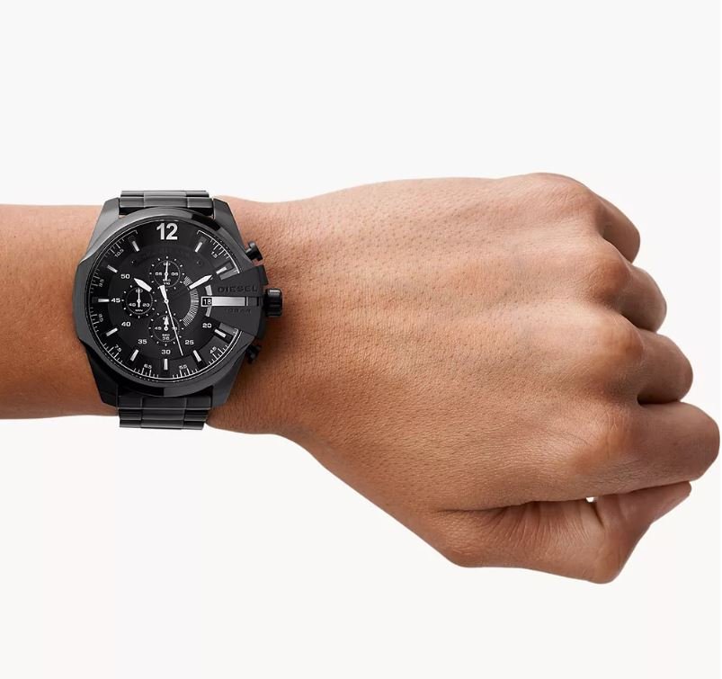 Relógio Masculino Diesel Preto Mega Chief Chronograph Black