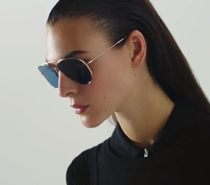 Óculos de Sol Ray-Ban Aviator Reverse RBR0101S 001/VR 59 Ouro